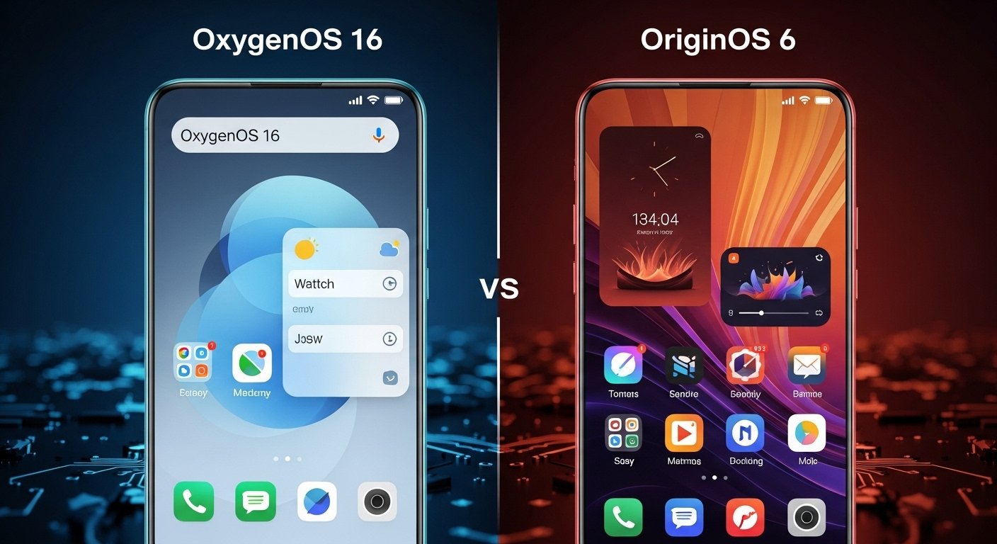 OxygenOS 16 vs OriginOS 6